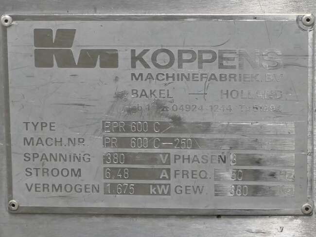 Koppens breading machine