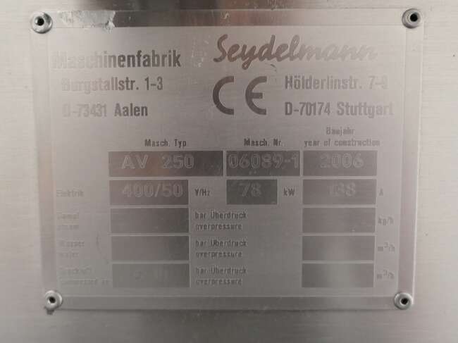 Seydelmann automatic grinder