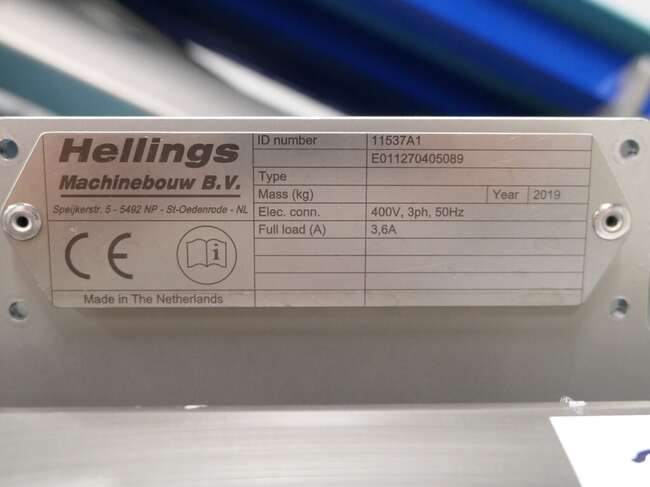 GEA Hellings transport conveyor